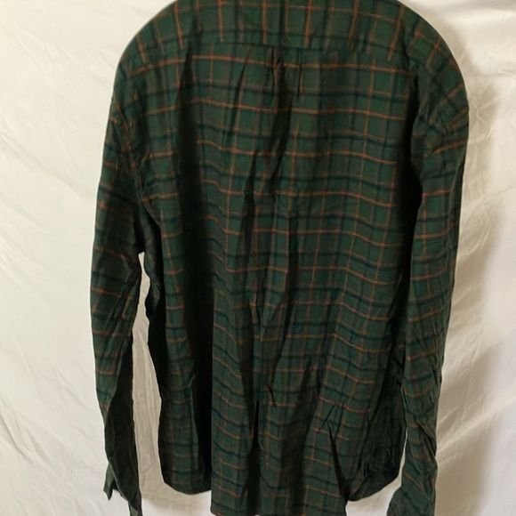 J. Crew: Green 100% Cotton Slim Fit Flannel Shirt- XXL - Picture 12 of 16